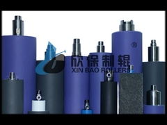 Impression de rouleaux en caoutchouc